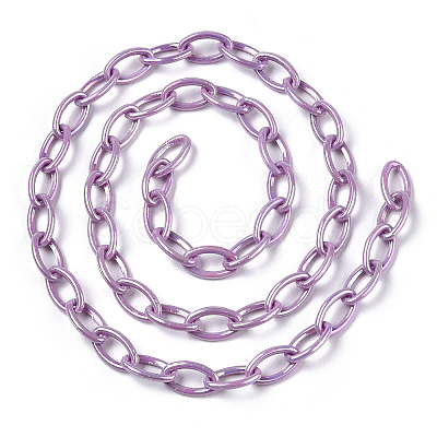 Acrylic Opaque Cable Chains X-PACR-N009-001E-1