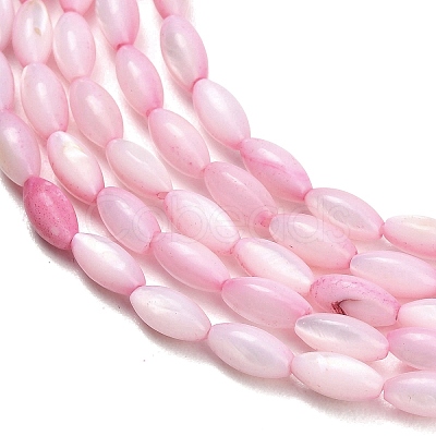 Natural Freshwater Shell Beads Strands X-SHEL-C010-01E-1