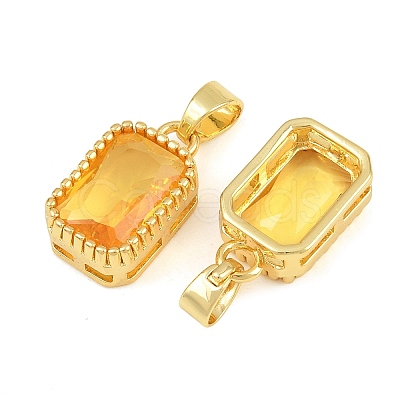 Brass & Glass Pendants GL-CBA96FD-02G-1