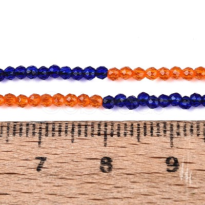 Transparent Glass Beads Strands GLAA-N074-01A-15-1