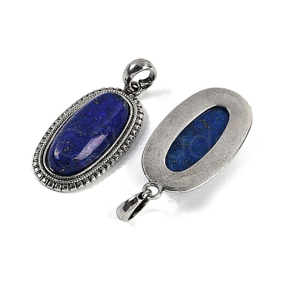 Natural Lapis Lazuli Pendants G-I370-07AS-02-1