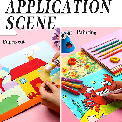 50Pcs A4 Craft Paper Cardstock DIY-SP0003-11H-1