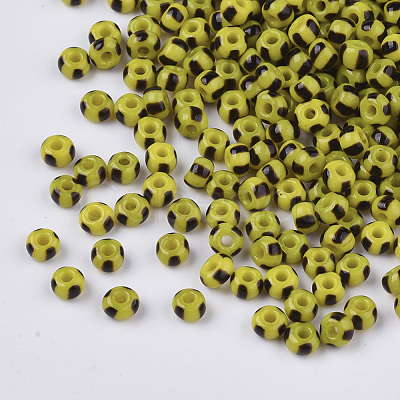 8/0 Grade A Round Glass Seed Beads SEED-S030-429-1