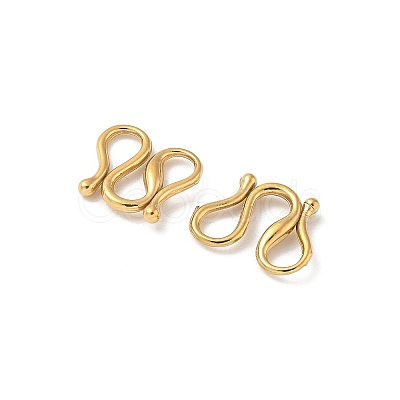 304 Stainless Steel S-Hook Clasps STAS-L300-003A-G-1