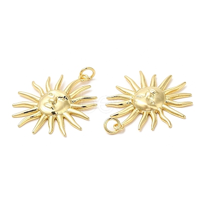 Rack Plating Brass Pendants X-KK-Q775-14G-1