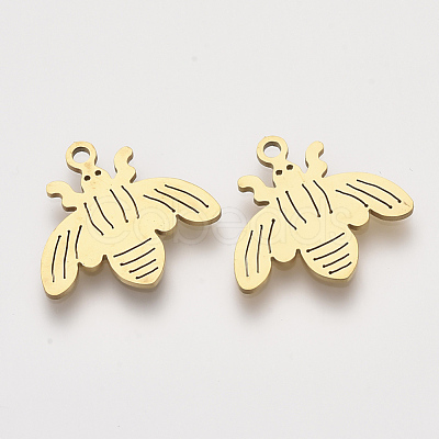 201 Stainless Steel Pendants X-STAS-S110-052G-1