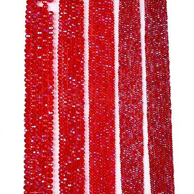 Electroplate Glass Beads Strands EGLA-A044-T3mm-L01-1