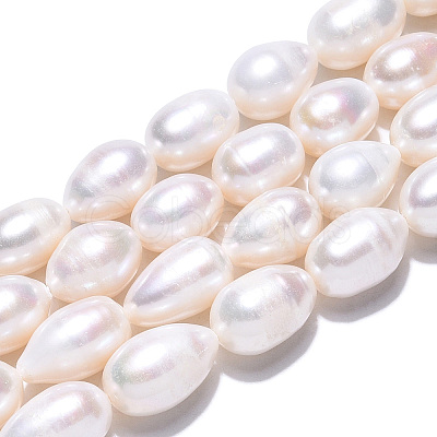 Natural Cultured Freshwater Pearl Beads Strands PEAR-N012-10B-1