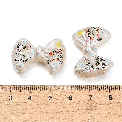 Textured Opaque Acrylic Beads AC-CBA36B6-09D-1