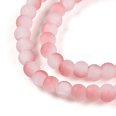 Crackle Glass Beads Strands GLAA-N009-4mm-03-1