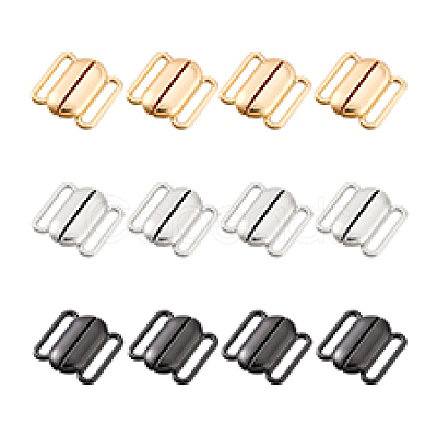 12Pcs 3 Colors Alloy Interlocking Clasps FIND-PH0021-43-1