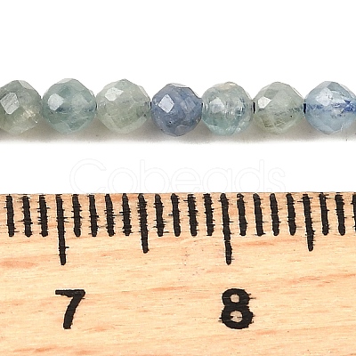 Natural Kyanite/Cyanite/Disthene Beads Strands G-G259-D04-3mm-1