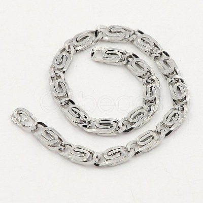 304 Stainless Steel Lumachina Chains CHS-K002-22-3mm-1