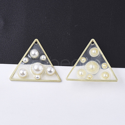 Epoxy Resin Pendants RESI-S380-10-1