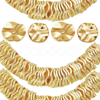 100Pcs Brass Spacer Beads KK-PH0011-43G-1