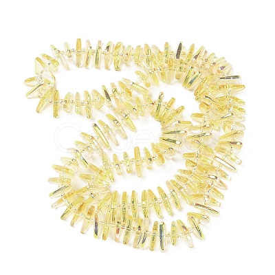 Electroplate Glass Beads Strands GLAA-K061-04A-HP01-1