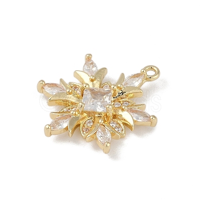 Christmas Theme Brass Micro Pave Cubic Zirconia Pendants LS-KK-Z065-01-02G-1