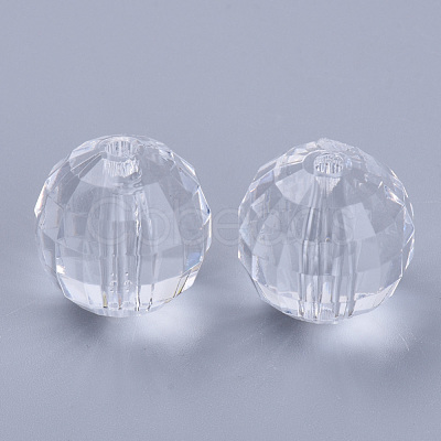 Transparent Acrylic Beads TACR-Q254-8mm-V01-1