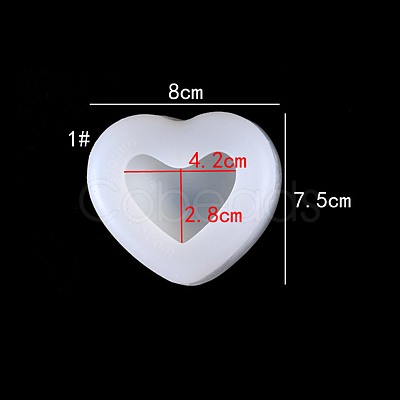 DIY Heart Shape Decoration Food Grade Silicone Molds SIMO-PW0001-025B-1