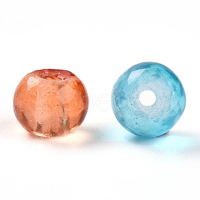 Baking Paint Transparent Glass Beads X1-DGLA-Q022-4mm-M-1