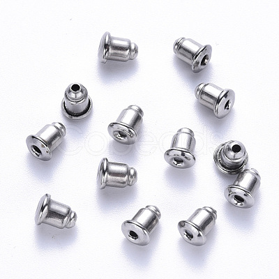 Non-Tarnish 304 Stainless Steel Bullet Ear Nuts STAS-S113-002-1
