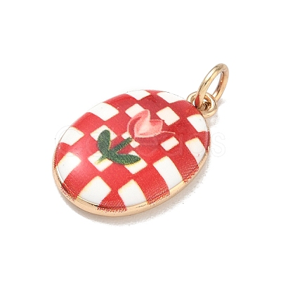 Printed Brass Pendants KK-CBA9B3D-02G-04-1