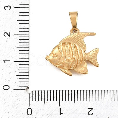 Ion Plating(IP) 304 Stainless Steel Pendants STAS-B141-03F-G-1