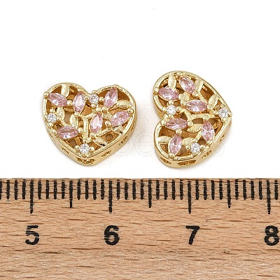 Brass Pave Cubic Zirconia Multi-strand Links ZIRC-F145-10G-02-1