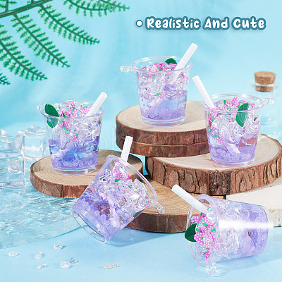 Transparent Resin Big Pendants LS-RESI-TAC0019-04D-1