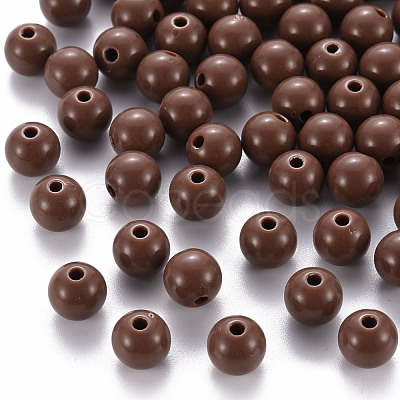 Opaque Acrylic Beads X-MACR-S370-C8mm-A17-1