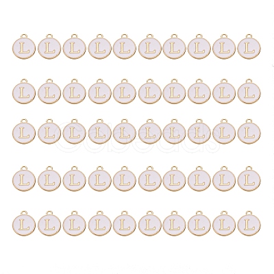 Golden Plated Alloy Charms ENAM-SZ0001-25A-L-1