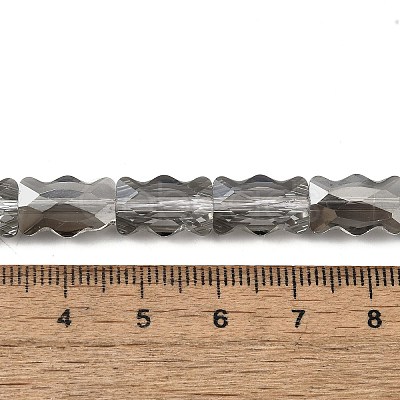 Electroplate Glass Beads Strands EGLA-L045-F-PL03-1