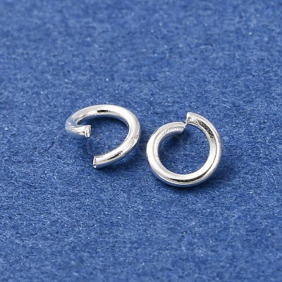 Brass Open Jump Rings KK-G604-08S-15-1