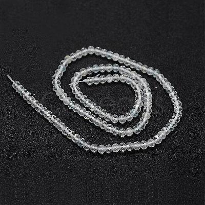 Natural Topaz Crystal Bead Strands G-G663-07-3mm-1