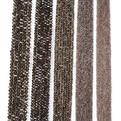 Electroplate Glass Beads Strands LS-EGLA-A034-T8mm-B19-1