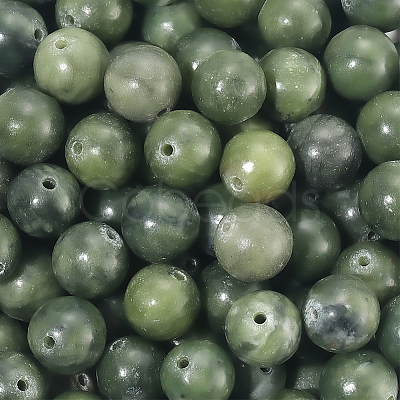 120pcs Natural Chinese Jade/Southern Jade Beads G-PA0001-08B-1