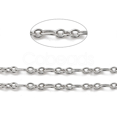 Tarnish Resistant 316 Surgical Stainless Steel Cable Chains CHS-E012-05P-1