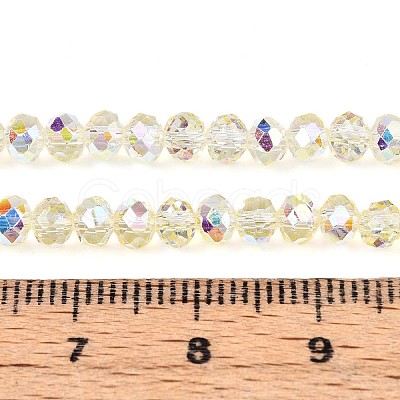 Transparent Glass Beads Strands X-EGLA-N016-6mm-05-1