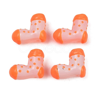 Handmade Glass Enamel Beads GLAA-K070-04G-1