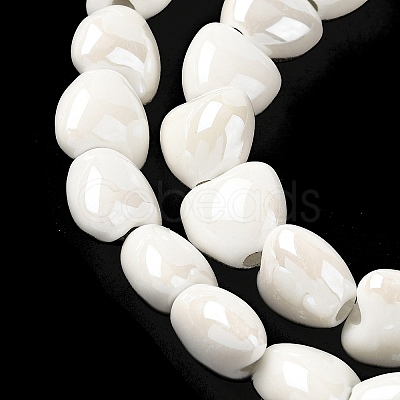 Handmade Porcelain Beads Strands PORC-Z002-02E-1