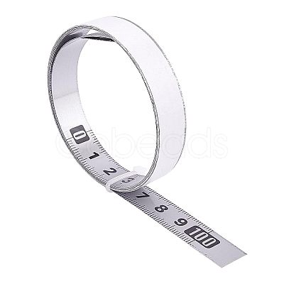 Carbon Steel Back Adhesive Ruler TOOL-WH0129-23-1