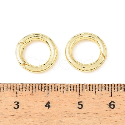 Brass Spring Gate Rings KK-CBA9CBD-10G-1