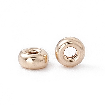 Yellow Gold Filled Beads Spacers X-KK-G159-3x1.5mm-1-1