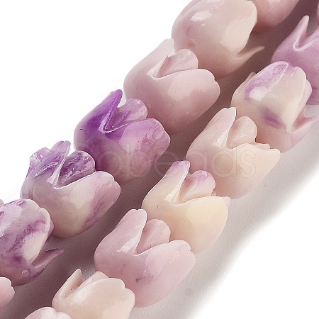 Synthetic Shell Beads Strands X1-CORA-B001-05A-01-1
