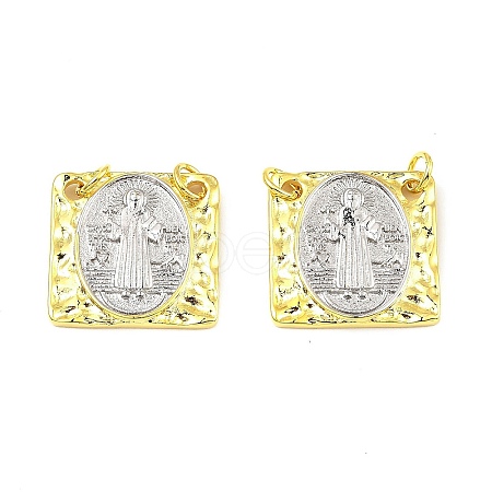 Brass Pendants KK-K346-04GP-1
