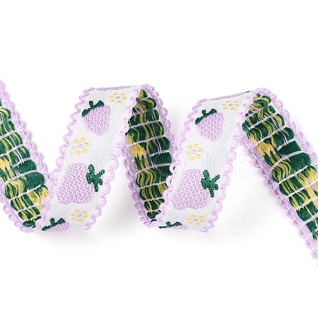 Polyester Strawberry Ribbon OCOR-T016-04D-1