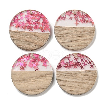 Wooden Pendants FIND-B042-13D-1