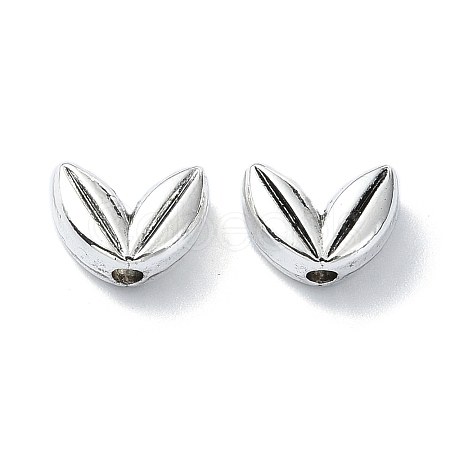 Tibetan Style Alloy Beads TIBEB-F065-08AS-05-1