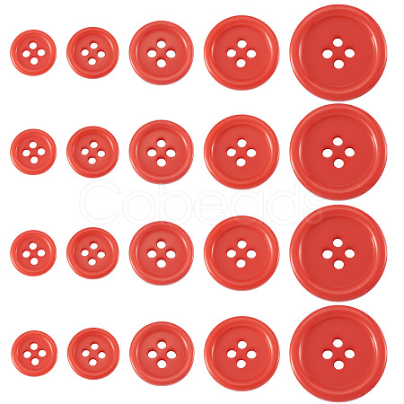 4-Hole Resin Buttons BUTT-TADJ0001-03F-1