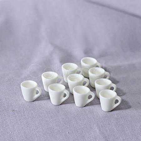Resin Miniature Teacup Ornaments BOTT-PW0001-179F-1